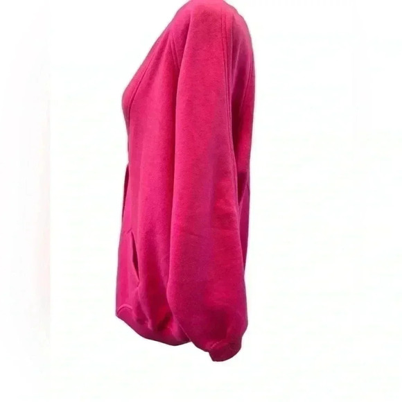 Lord & Taylor Young Americans | Fleece  Boyfriend Cardigan (M) - Picture 4 of 7